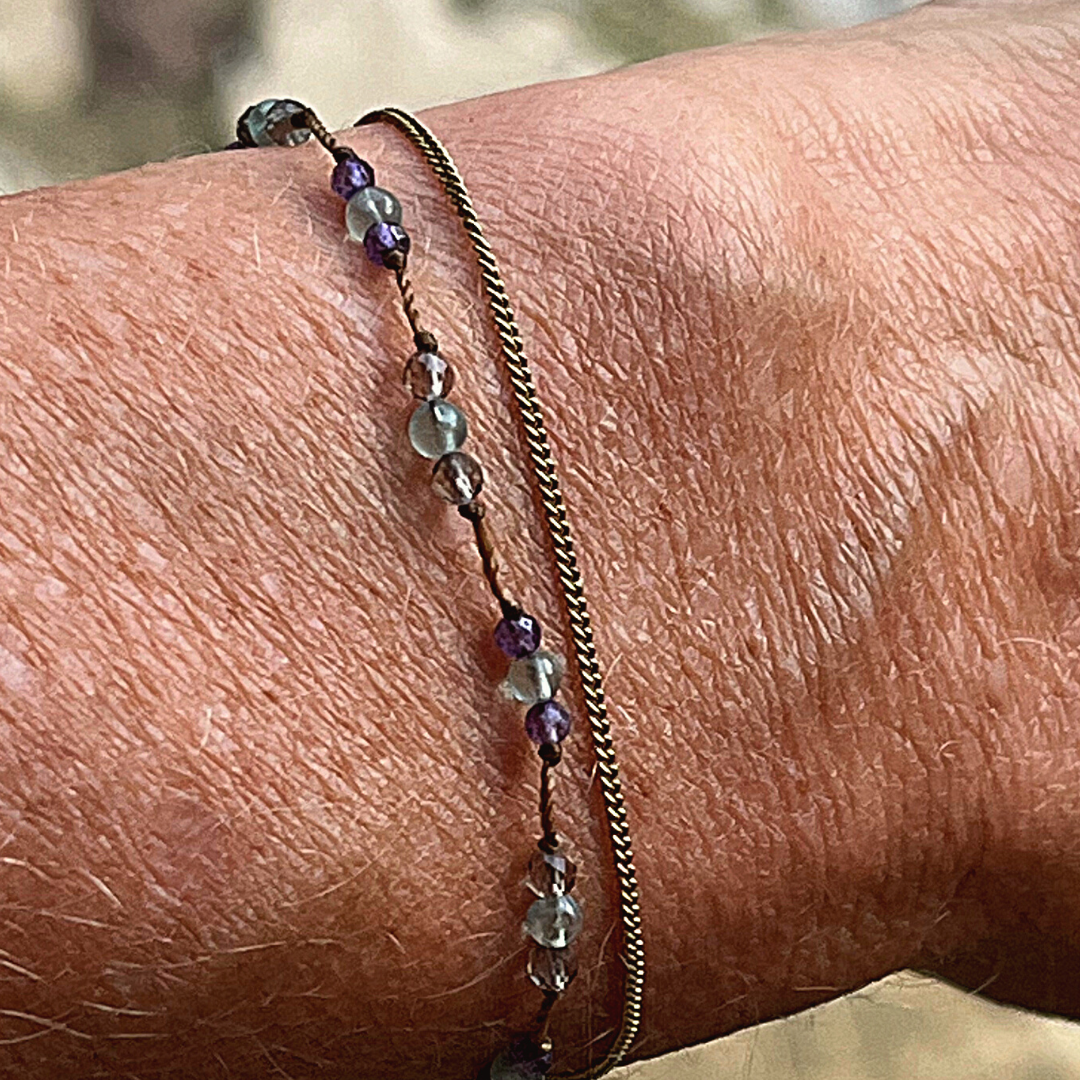 Bracelet en pierres semi-précieuses "Camille"