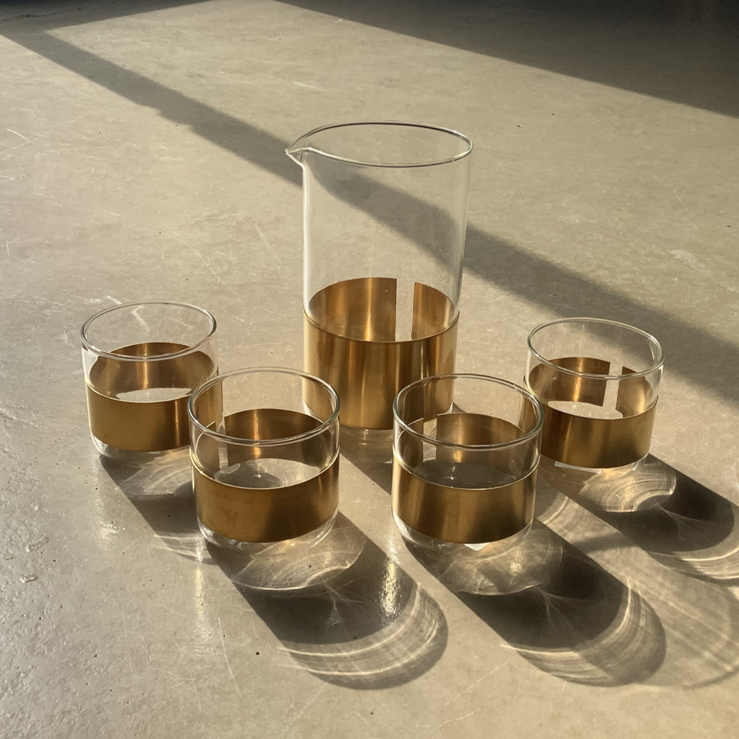 Carafe en verre et cuivre "Copper Chemistery" par Niels Datema
